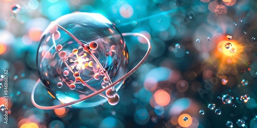 Explore atoms and molecules uncovering the fundamental building blocks of matter. Concept Atoms, Molecules, Matter, Chemistry, Fundamental Science