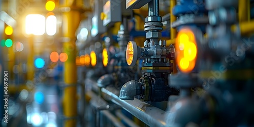Enhancing Efficiency and Minimizing Downtime with SCADA Systems in Manufacturing, Energy, and Water Treatment. Concept SCADA Systems, Manufacturing Efficiency, Energy Sector, Water Treatment