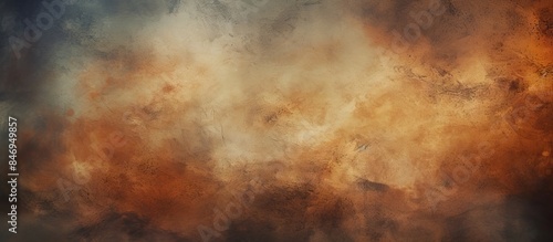 A truck with a large wheel drives along a dusty path adjacent to flames. with copy space image. Place for adding text or design