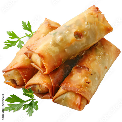 [Transparent Background PNG]Deep-fried spring rolls