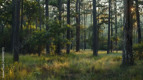 Sam Houston National Forest Texas : Generative AI