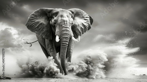 Majestic moments: elephants in the heart of Africa.