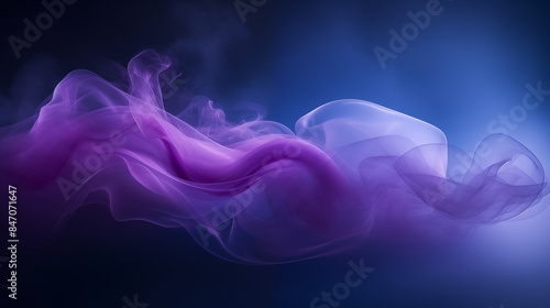 Blue Purple Smoke Background