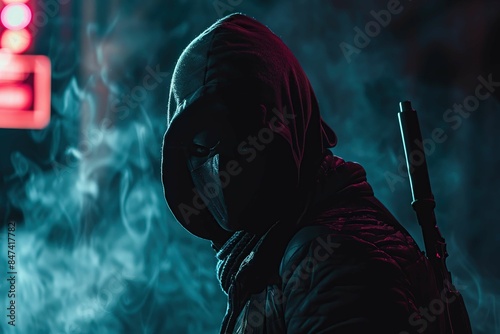 A masked vigilante