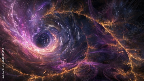 Eldritch cosmic realms abstract background