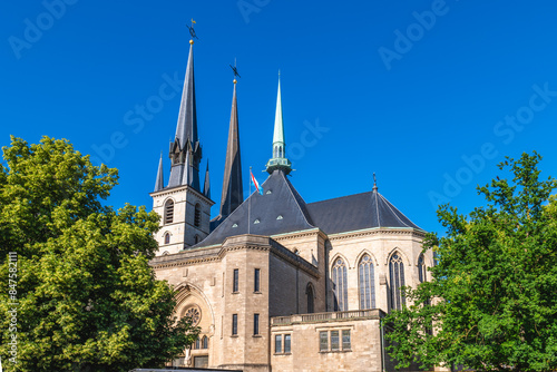 Luxembourg Notre Dame Cathedral, a Roman Catholic Cathedral of Luxembourg City