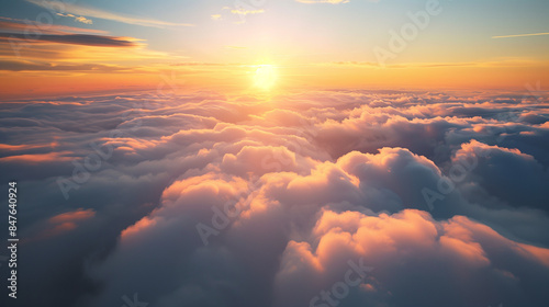 sunrise over the clouds, sunset over the clouds