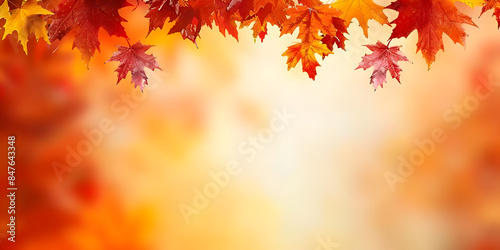 Herbstlicher Hintergrund, made by AI