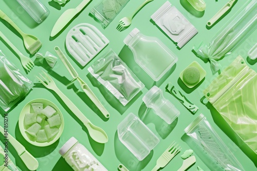 innovative products made from algae made materials. algae-based bioplastics for everyday use.
