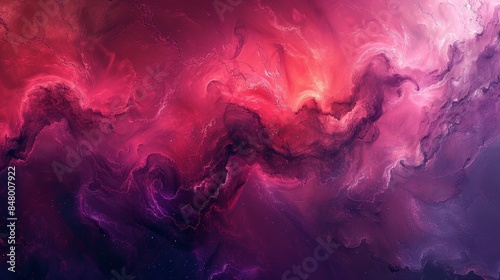 A colorful space background with a purple and pink swirl
