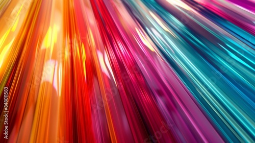 Vibrant Abstract Color Waves Background