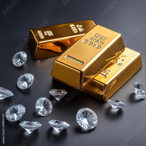 Diamonds and gold