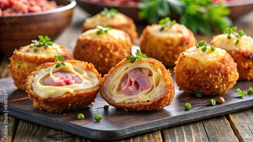 Delicious and crispy Reuben bites with a fresh new look , appetizer, snack, corned beef, sauerkraut, Swiss cheese