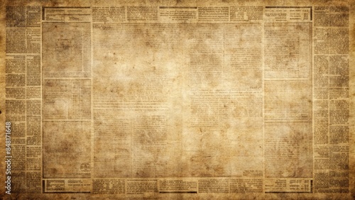 Vintage newspaper background with blank copy space for text or image, newspaper, background, vintage, news, journalism