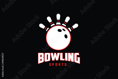 creative Sports team Bowling Club Logo template Vector sports logo