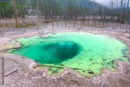 Cistern Spring at Yellowstone National Park
