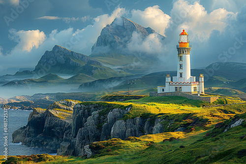 Nest Point Lighthouse, Isle of Skye, Scotland