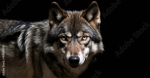 portrait of a wolf