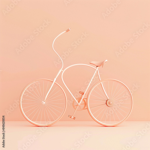 Experience the Polished Peach Penny farthing - Perfect for Outdoor Adventures