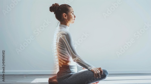 Correct Sitting Posture to Alleviate Back Pain: A Guide with Holographic Alignment Tools Captured with Canon EOS Rebel T7i