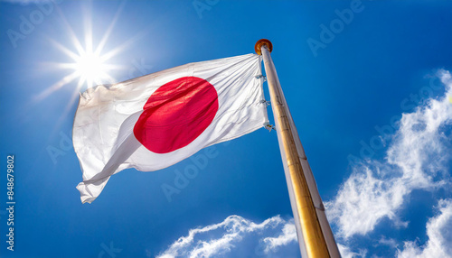 日本国旗,日の丸,Generative AI AI画像