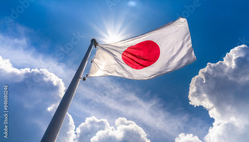 日本国旗,日の丸,Generative AI AI画像