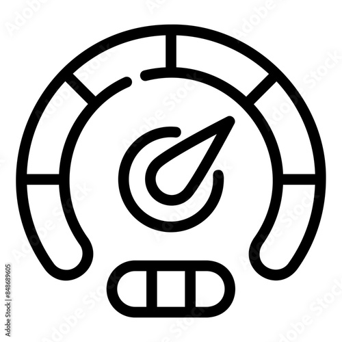 bandwidth outline icon