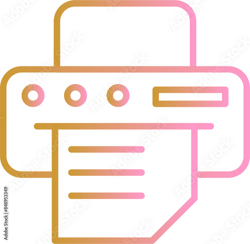 Printer Vector Icon