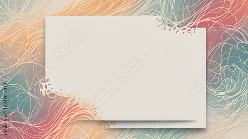 Template frame design for greeting card. Invitation card template suitable for wedding, greeting, banner, cover. invitation card template design.