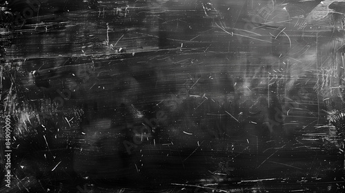 傷のある黒の背景、黒板