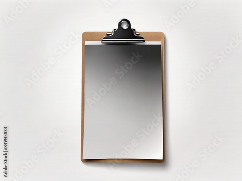 Versatile Clipboard with Empty Paper: Ready for Inspiration