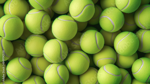 Uma coleção de muitos fundos de bolas de tênis