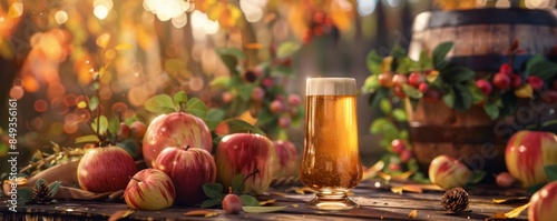 Hosting a cider tasting party with seasonal varieties, October 8th, sampling cider flavors and apple delights, 4K hyperrealistic photo.