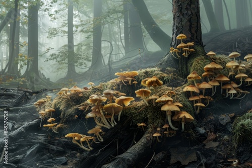 Forest Ecosystem: The Crucial Role of Mushrooms in Organic Matter Breakdown and Soil Nourishment