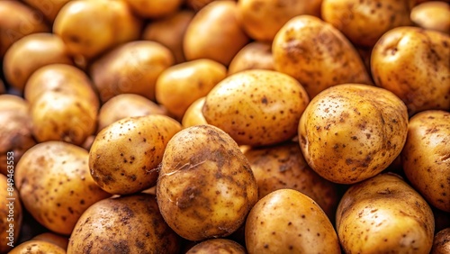 Close up of fresh organic potatoes , vegetables, food, harvest, agriculture, natural, healthy, root vegetable, cooking