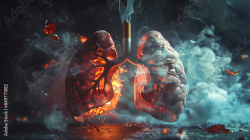 Silent Killer. Unveiling the Devastating Effects of Tobacco Smoke on the Lungs