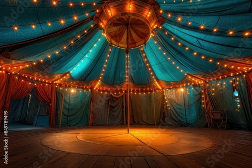 Circus lighting tent architecture circus stage illuminated.