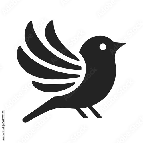 Creative dove bird logo and icon illustration 