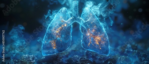 3D model of the lungs that can be seen inside. Perhaps in the future medical laboratories will have technological advances that will be able to treat many types of diseases. Do it more efficiently.