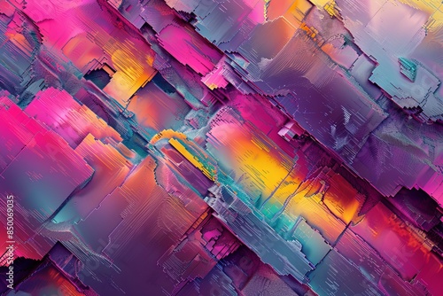 Featuring an abstract, colorful digital art texture, this image serves as a striking wallpaper or background, a likely best-seller