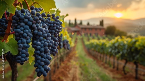 agritourism to harvesting grapes vineyard