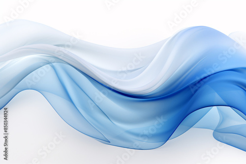 a blue and white wavy fabric