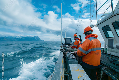 Through satellite communication, scientists can now conduct comprehensive oceanographic studies, including the mapping of ocean currents, sea surface temperatures, and marine life