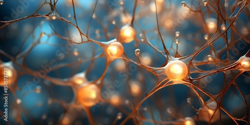 Exploring the Intricate Structure of the Human Brain Through Neuron Interconnections. Concept Neuroscience, Brain Interconnections, Human Anatomy, Neuron Structure, Medical Research