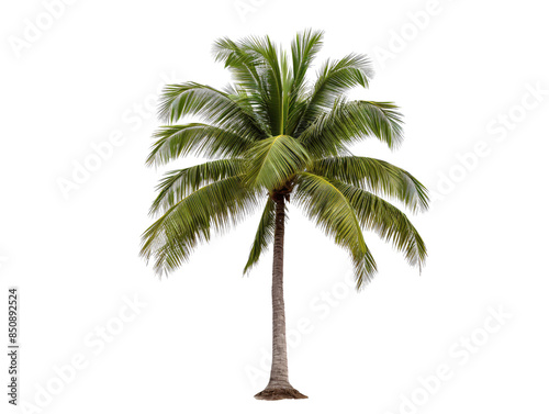 a palm tree with a white background