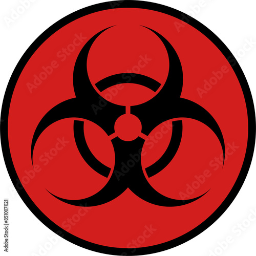 Biohazard Warning Sign Icon PNG