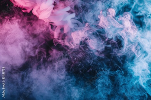 Aesthetic wallpaper smoke background - generative ai
