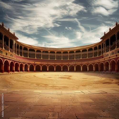 Empty Bullring Arena