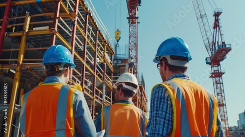 Construction Workers on Site