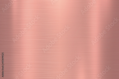 Rose gold metallic texture with fine brush steel, vector background illustration.